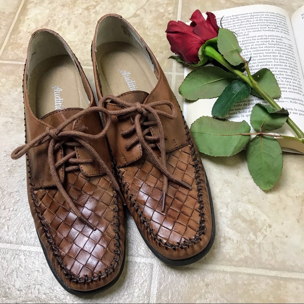 Vintage Auditions Loafer Leather Shoes Cognac 8